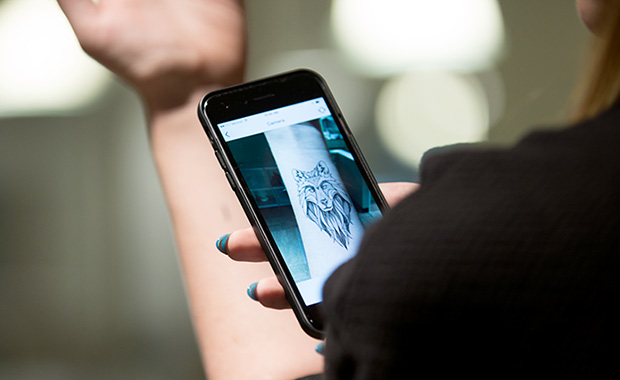 InkHunter - AR приложение для примерки татуировок