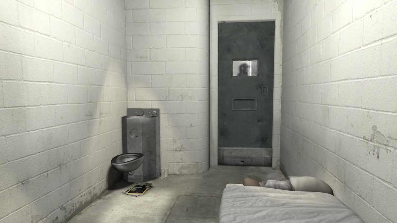 Прогулка по тюрьме в шлеме виртуальной реальности