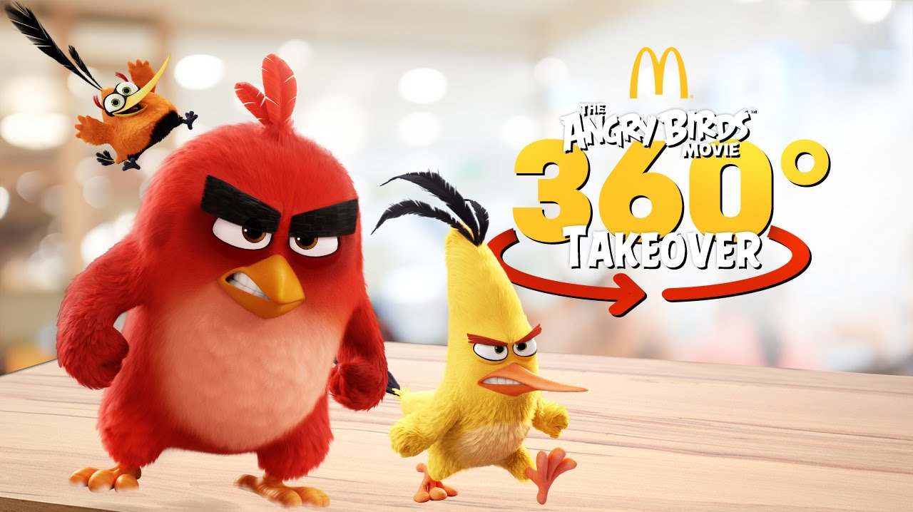 McDonald’s совместно с Angry Birds выпустили VR ролик