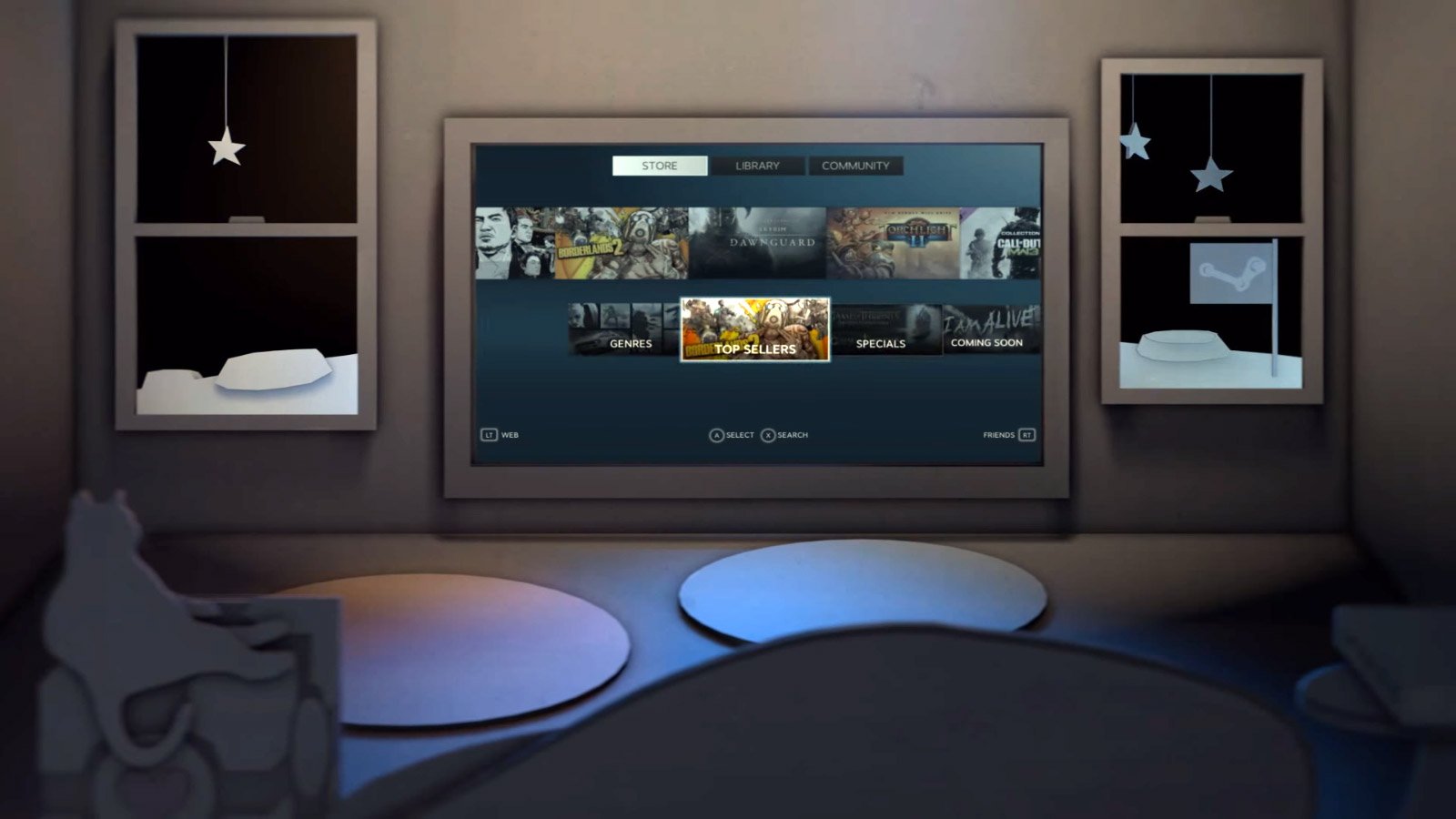 SteamVR Home: свежий интерфейс виртуальной реальности для Steam