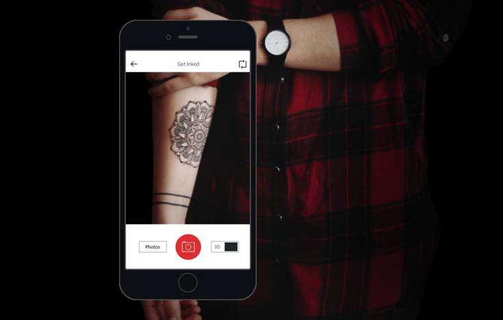 InkHunter - AR приложение для примерки татуировок