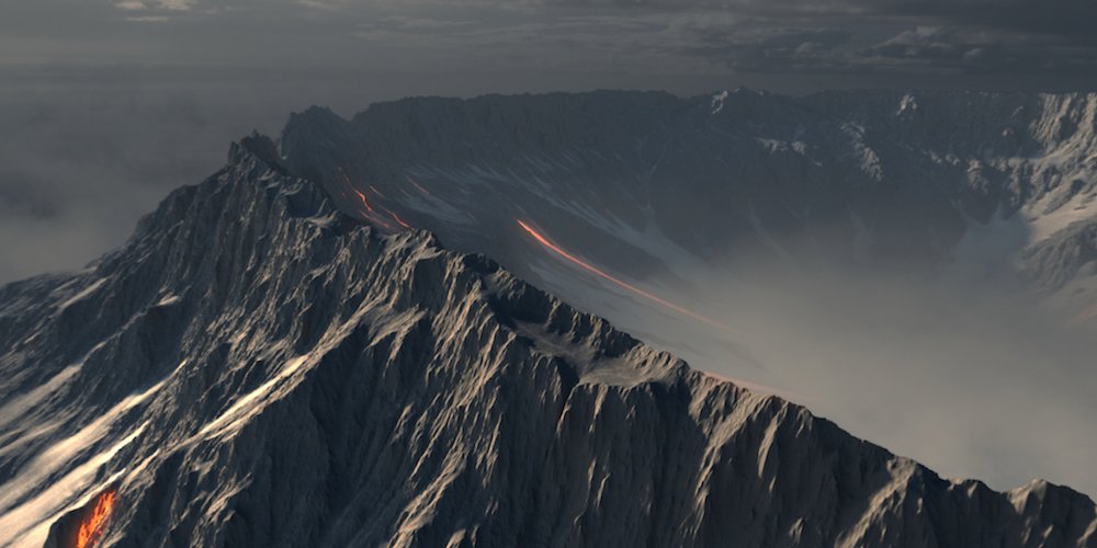 Это 360º видео извергающегося вулкана – просто бомба!