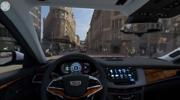 Cadillac CT6 VR – виртуальное путешествие по Барселоне в Кадиллаке