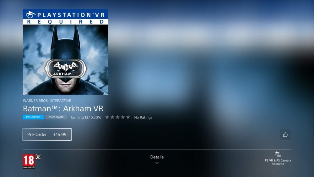 Batman: Arkham VR – первые кадры геймплея и открытый предзаказ