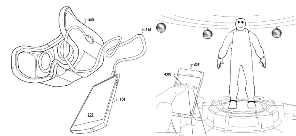 Google просит запатентовать мобильный VR шлем с ручным управлением