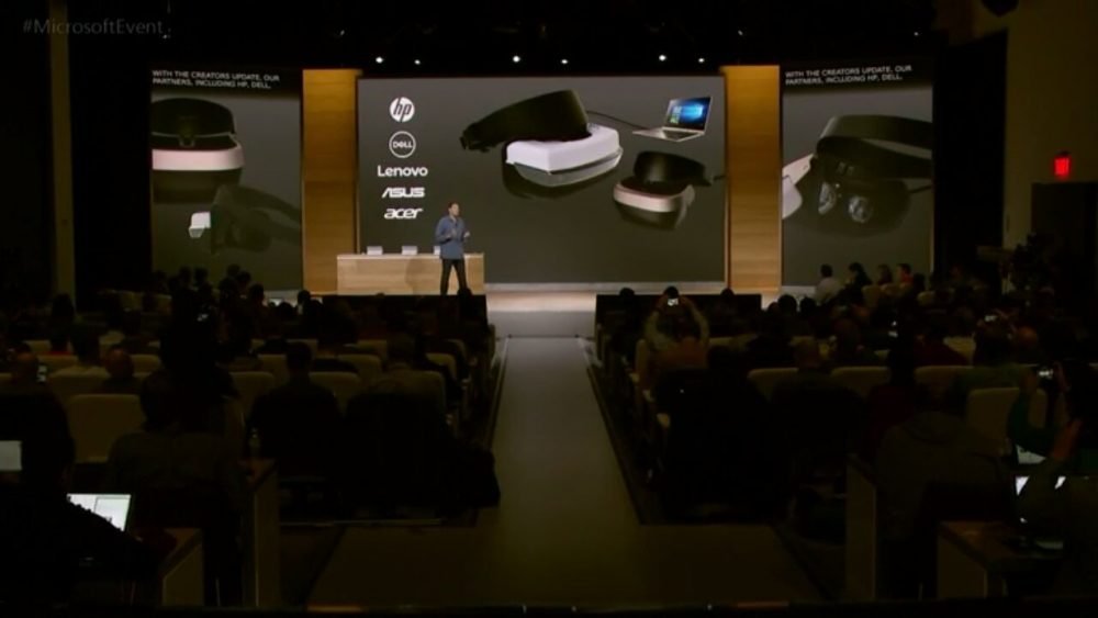 Microsoft анонсировала VR шлемы для Windows 10