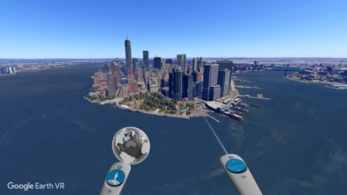 Google Earth VR будет совместима с Rift и Touch благодаря хаку