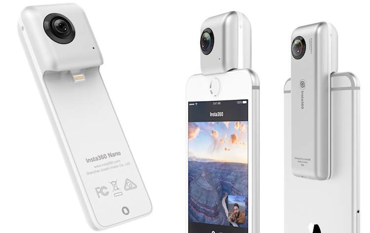 Камера Insta360 Nano может транслировать видео в Twitter и Periscope