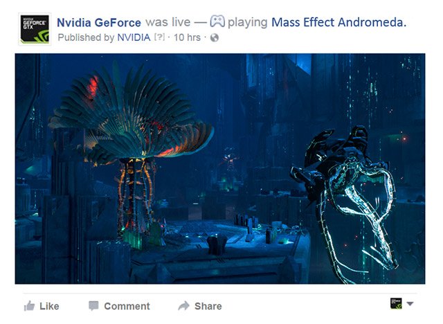 NVIDIA GeForce Experience теперь поддерживает VR лайвстрим на Facebook